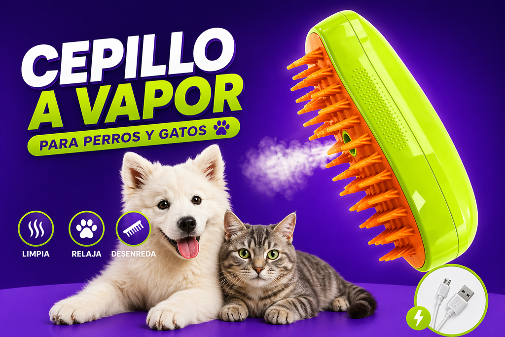 PetBrush: Cepillo a Vapor para Mascotas